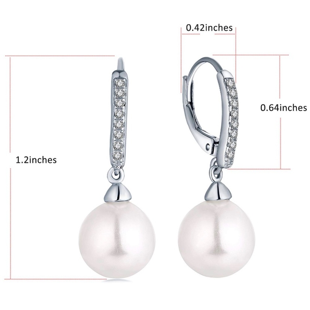 Pearl earrings